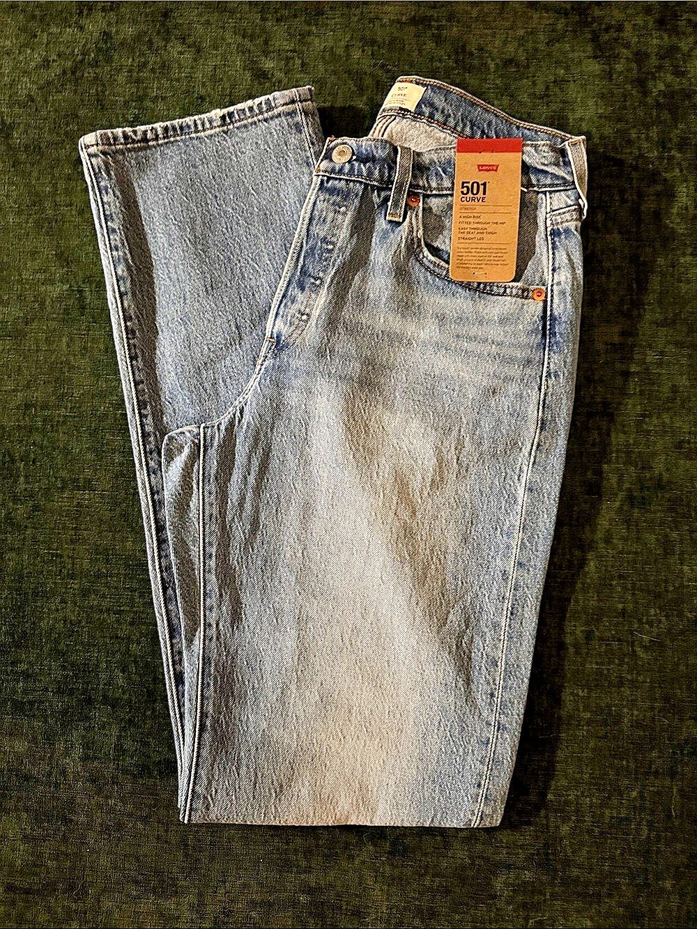 Levi's 501 Straight Leg Jeans Blue Waist 29 x 34